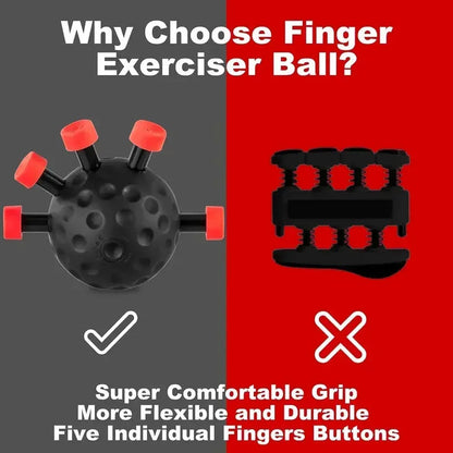 Finger Hand Gripper Set Massage Ball Adjustable Hand Grip Strengthener Carpal Expand Forewrm Erexceriser Grip Strength Trainer